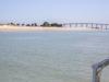 ...with the 2.9km span viaduct that links the island to La Rochelle