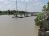 A new 100m long pontoon has been installed for boats waiting to enter Rochefort