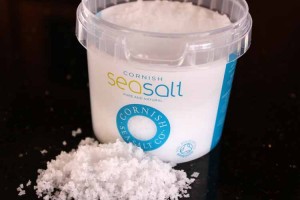 Cornish sea salt. Until we tried this we hadn't tasted real salt.