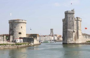 The fortified and walled city of La Rochelle