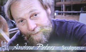 Andrew Peters is featured on a video of how he carved the figurehead