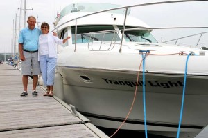 Martin and Joyce and their prestige 46, Tranquil Light