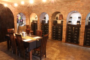 You can eat in Rosendal's cellars