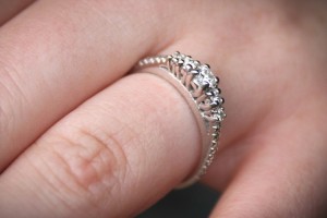Kimbereligh's sparkling engagement ring