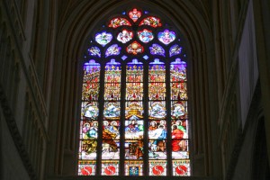 The Catherdral's Last Supper window
