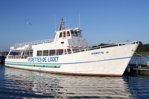 The Aigrette III, one of the ferries that plies the seas to the Îles des Glénans