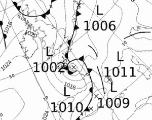 synoptic chart for 6 October 2018 @ 1800